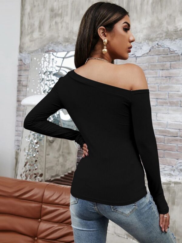 Simple Long Sleeve T-shirt - Image 3