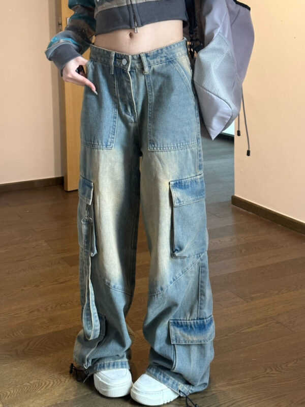 Retro Loose Wide-leg Casual Pants - Image 3