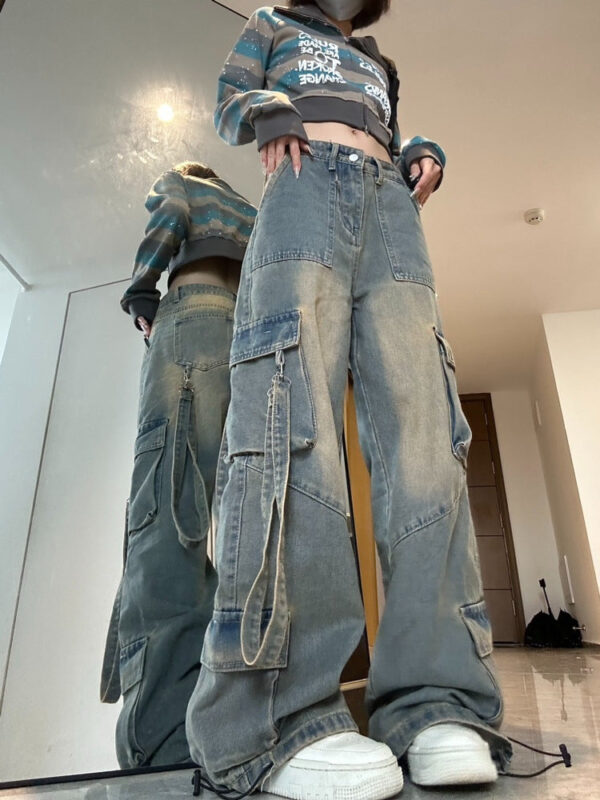 Retro Loose Wide-leg Casual Pants - Image 2
