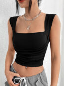 Sexy Solid Color Tube Top Vest Top