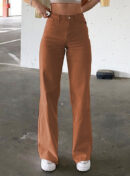 Women Stretch Wide Leg Femme Trousers Pants