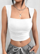 Sexy Solid Color Tube Top Vest Top